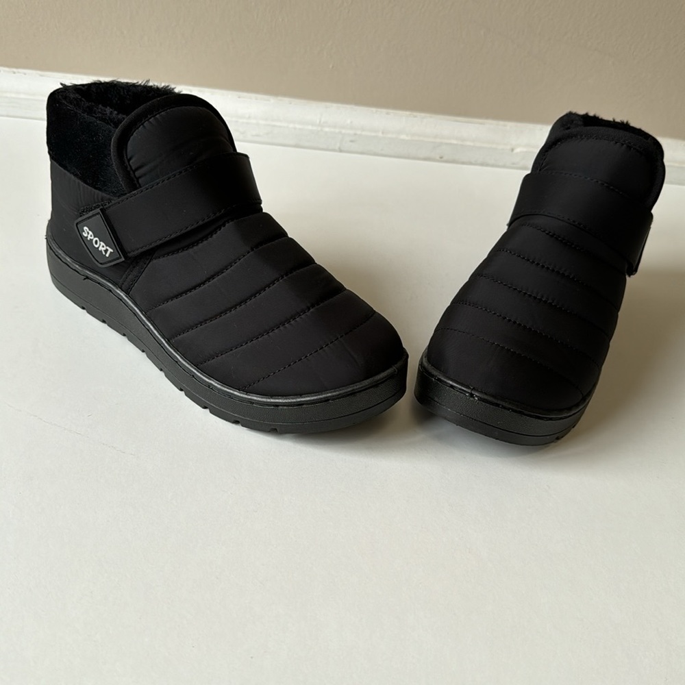 NEW black Sport high top shoes - Picture 2 of 10